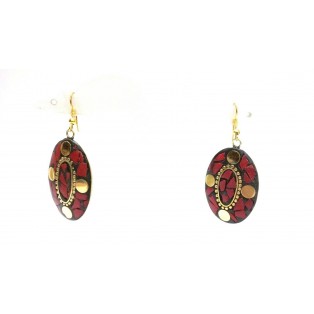Retro Metal Earring - Ethnic Tribal Fusion - Drop Dangle Hook Long - Fashion 18